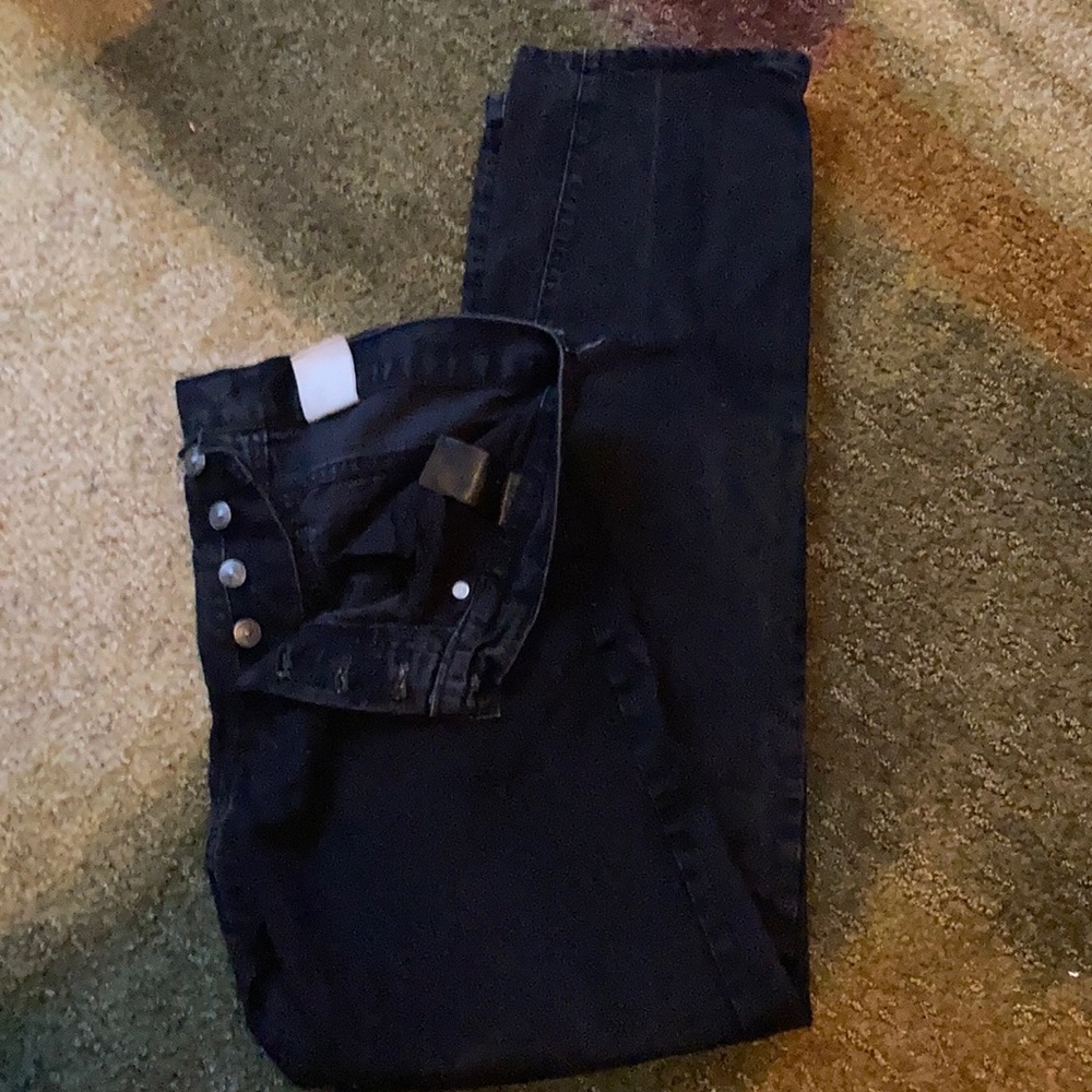 Men’s black h&m jeans 100% cotton size 30/32